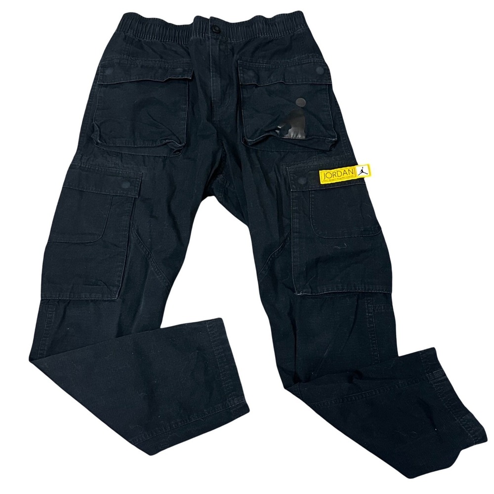 Jordan Brand Cargo Pants Mens Small Standard‎ Fit Y2K Ripstop Drawstring Utility